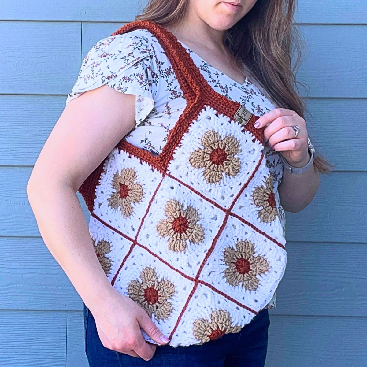 Flower Power Granny Square Bag