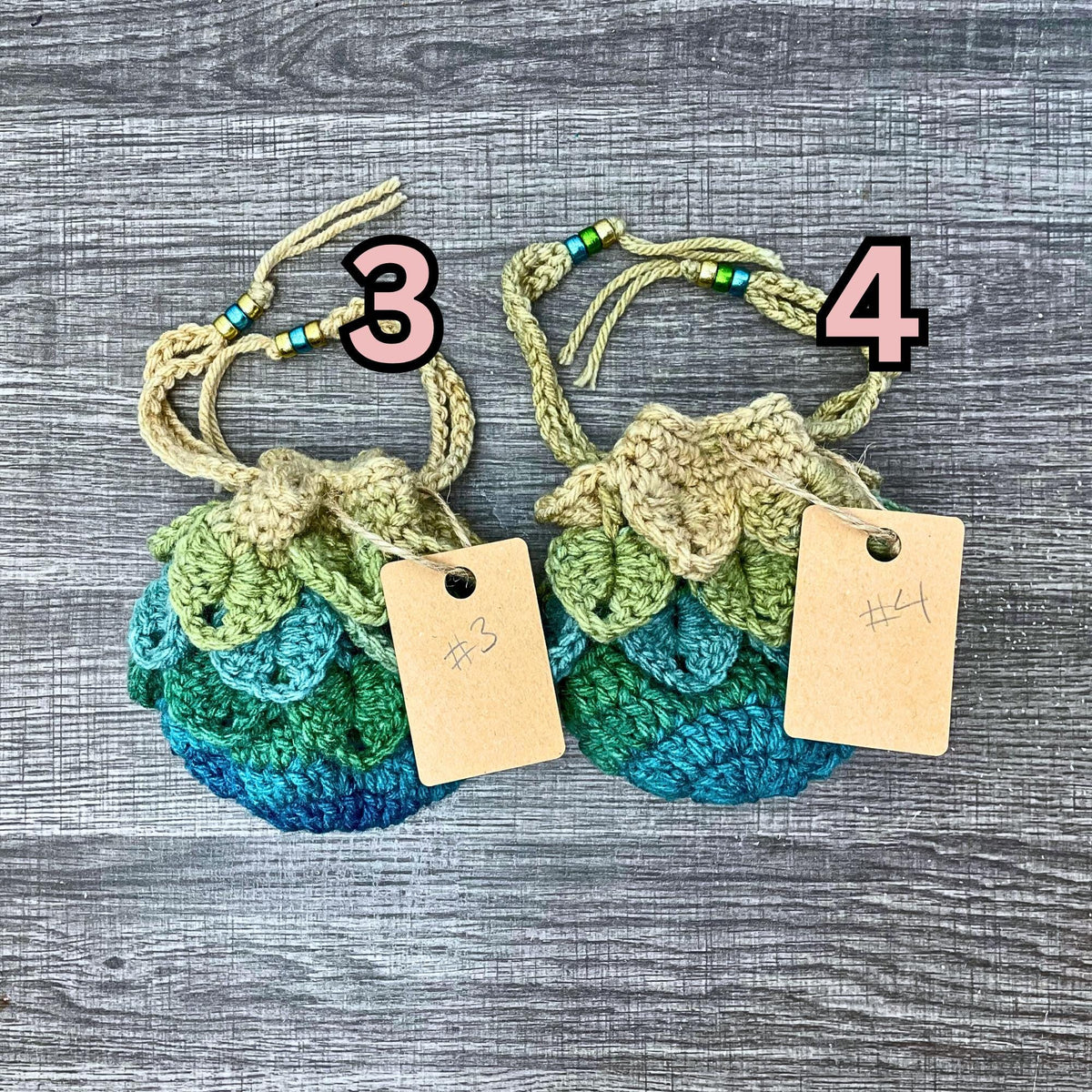Sutherland Stripe Dragon Scale Dice Bag