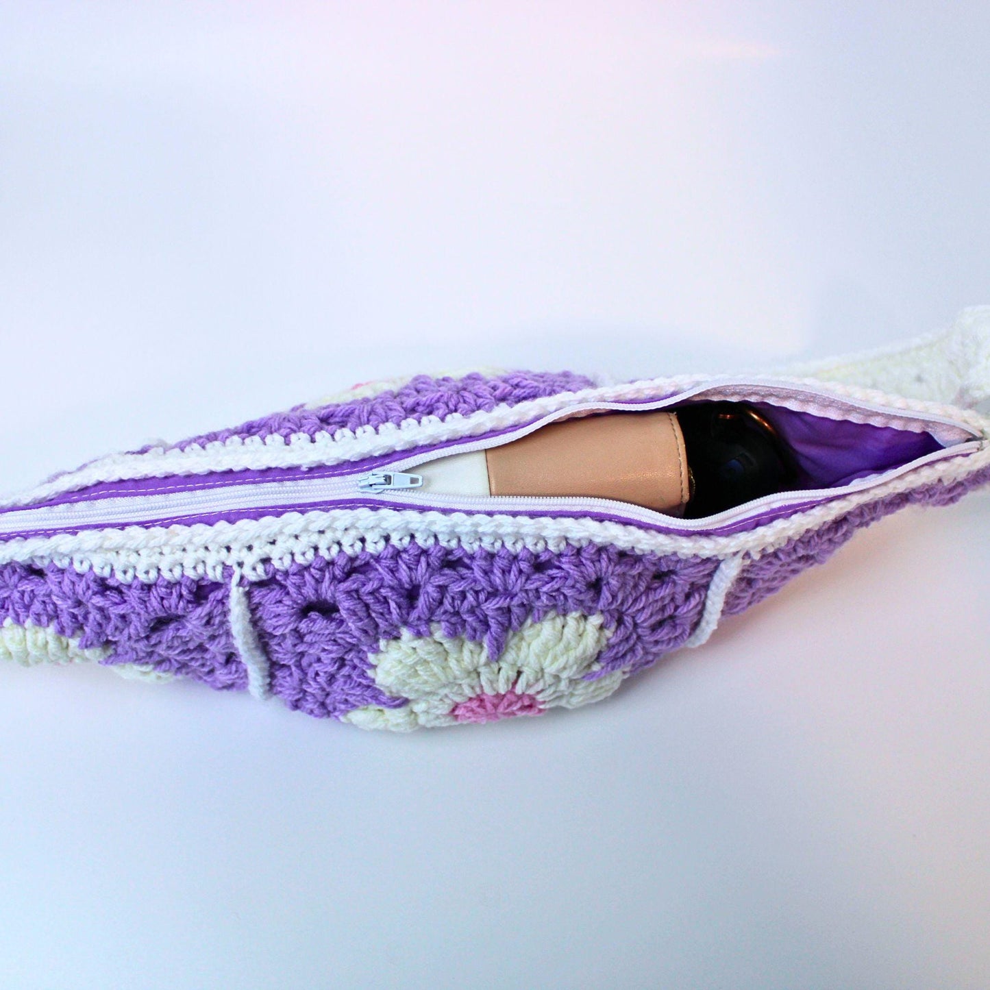 Wisteria Crochet Crossbody Bag