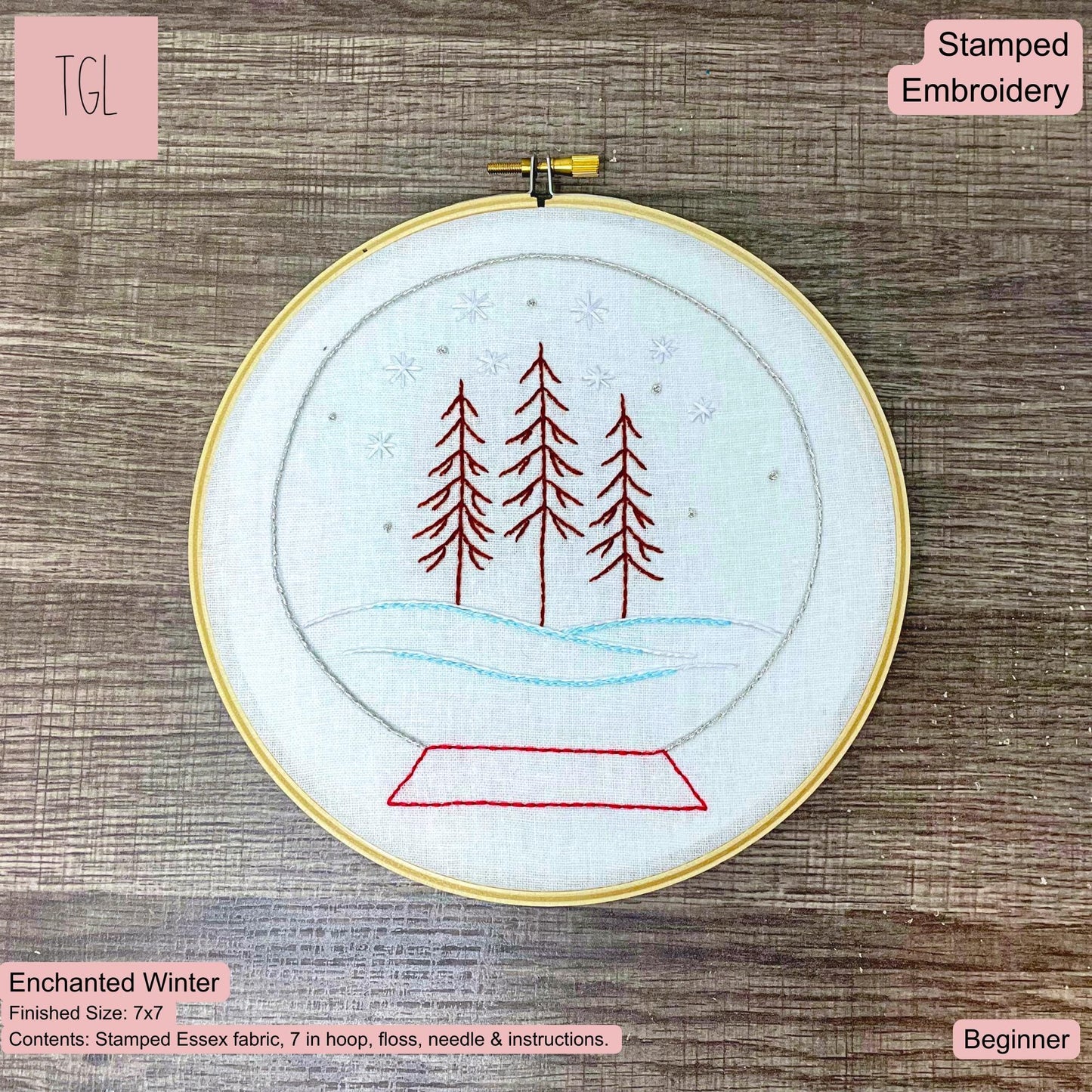 Beginner Embroidery Kits, Includes Everything You Need To Make!