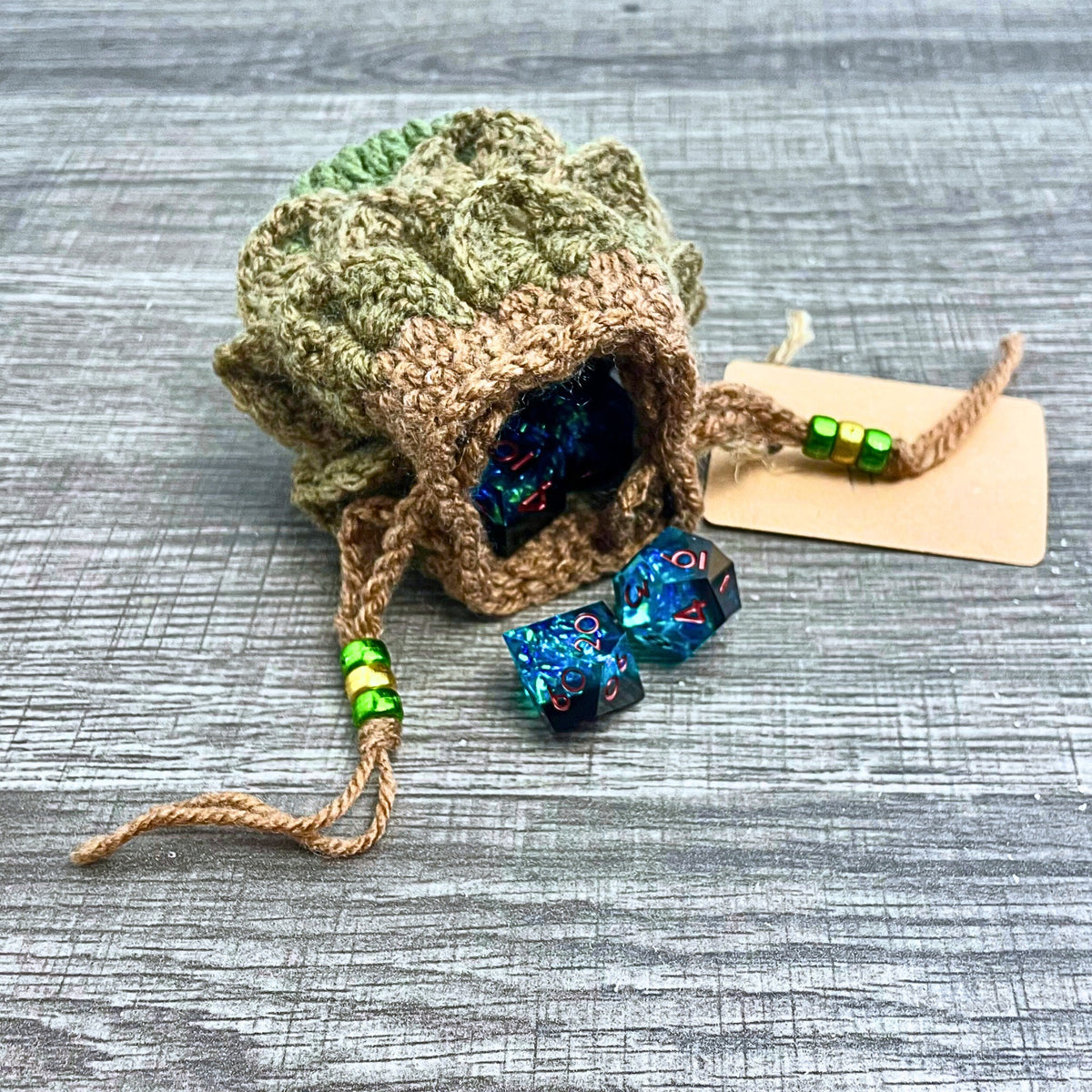 Dragon Colorway Scale Dice Bag