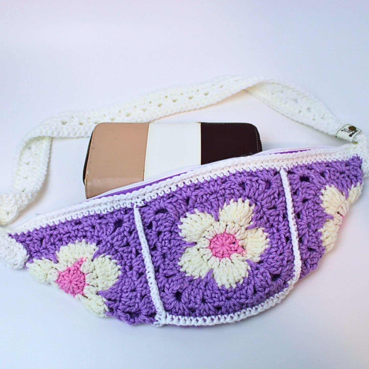 Wisteria Crochet Crossbody Bag