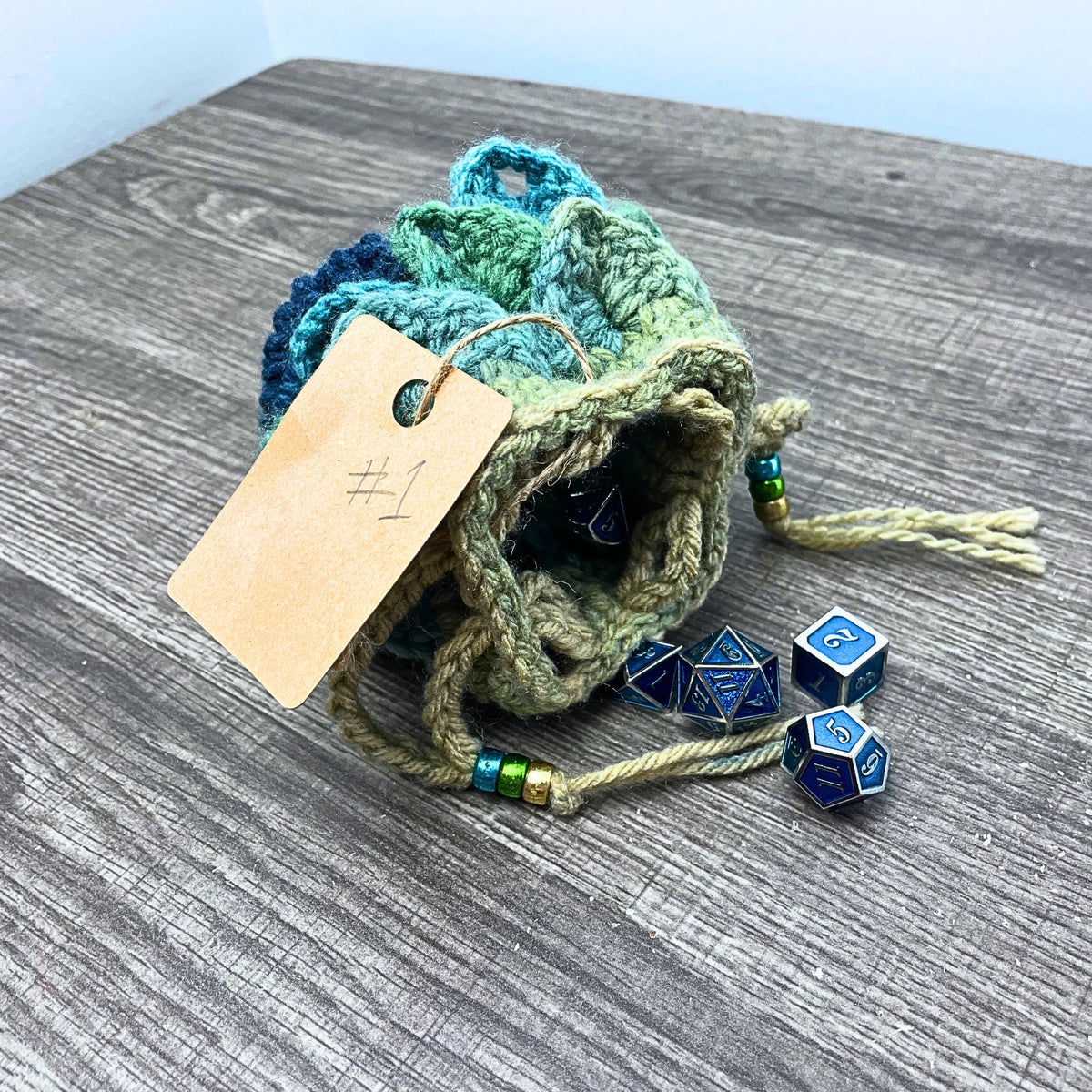 Sutherland Stripe Dragon Scale Dice Bag