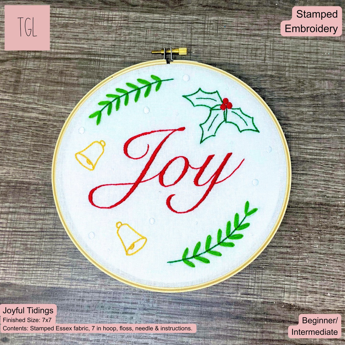 Beginner Embroidery Kits, Includes Everything You Need To Make!