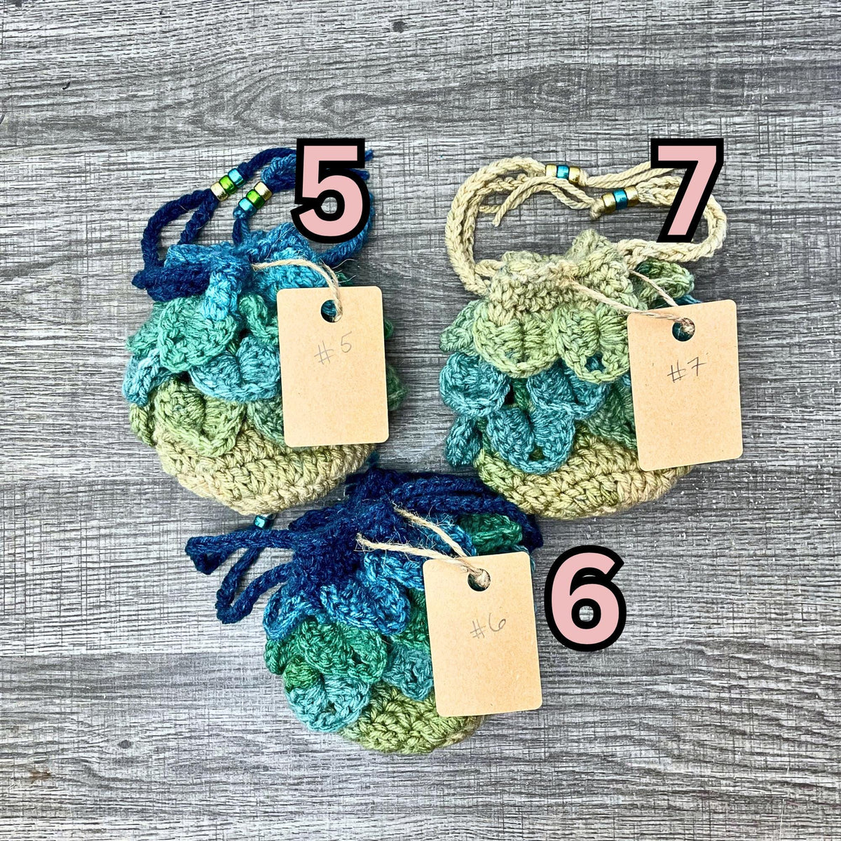 Sutherland Stripe Dragon Scale Dice Bag