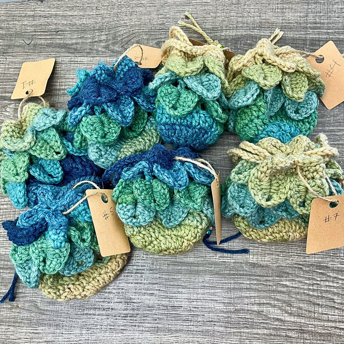 Sutherland Stripe Dragon Scale Dice Bag