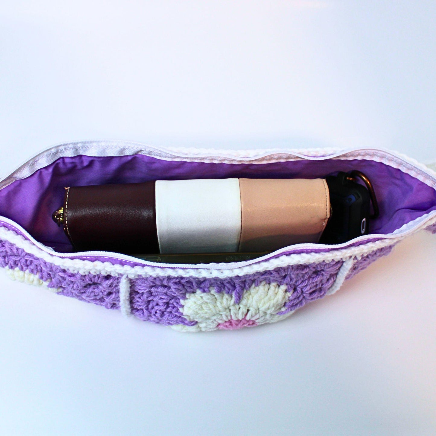 Wisteria Crochet Crossbody Bag