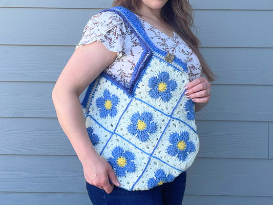 Flower Power Granny Square Bag