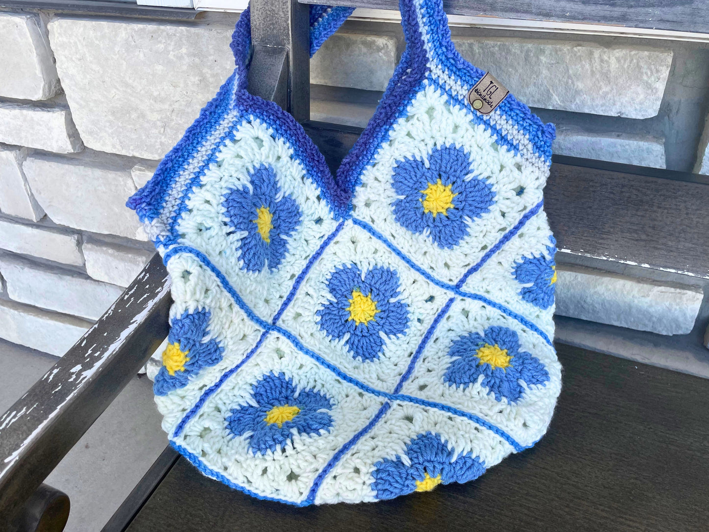 Flower Power Granny Square Bag
