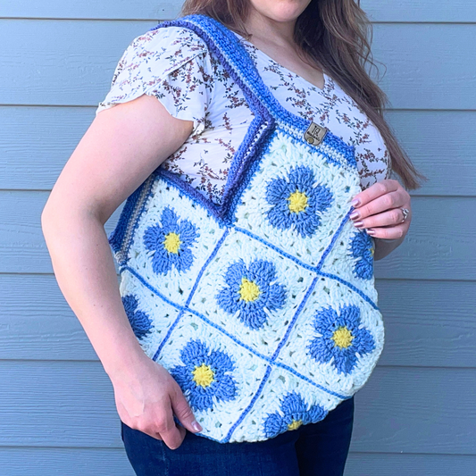 Flower Power Granny Square Bag
