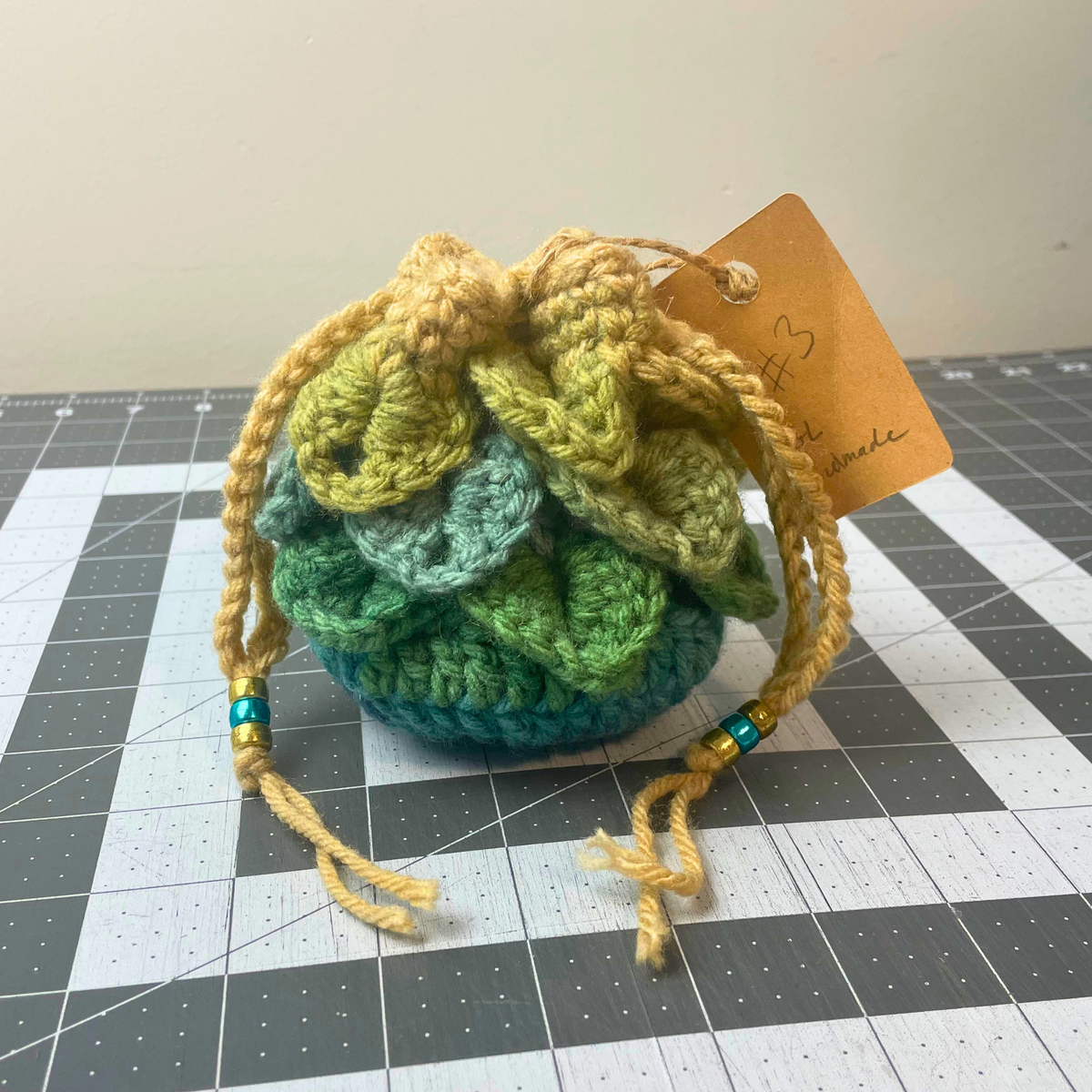 Sutherland Stripe Dragon Scale Dice Bag