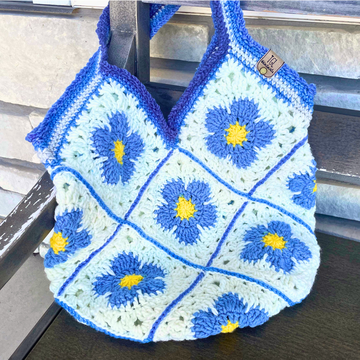 Flower Power Granny Square Bag